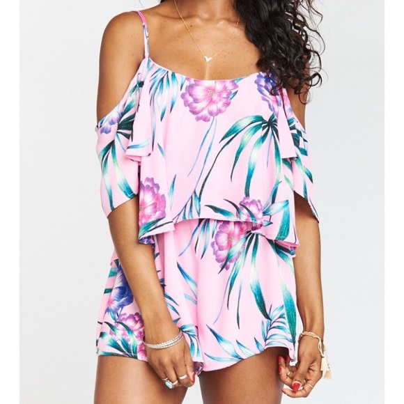 Show Me Your MuMu Other - ShowMeYourMumu Quinn Romper in Maui Wowie!
